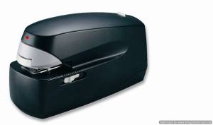 Looks like a sewing machine, is actually a kickass stapler. That’s my kind of sewing machine.