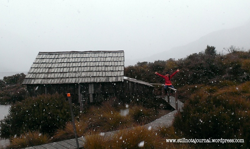 Our first ever bushwalk in snow. Magical! With bonus lack of hypothermia.