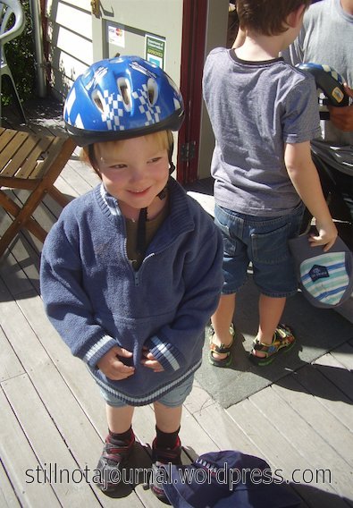 If you already thought the O'Meara noggin was impressive, just wait til you strap a helmet on it.