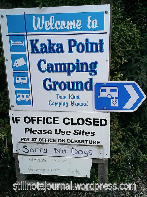 Where we stayed. This sign sums up the chilled vibe perfectly; "If no one's here to check you in, just make yourself at home, we'll sort out the money tomorrow because we trust you. Oh, and SORRY NO DOGS. ...Unless you called us and asked first, in which case dogs are fine. Welcome!"