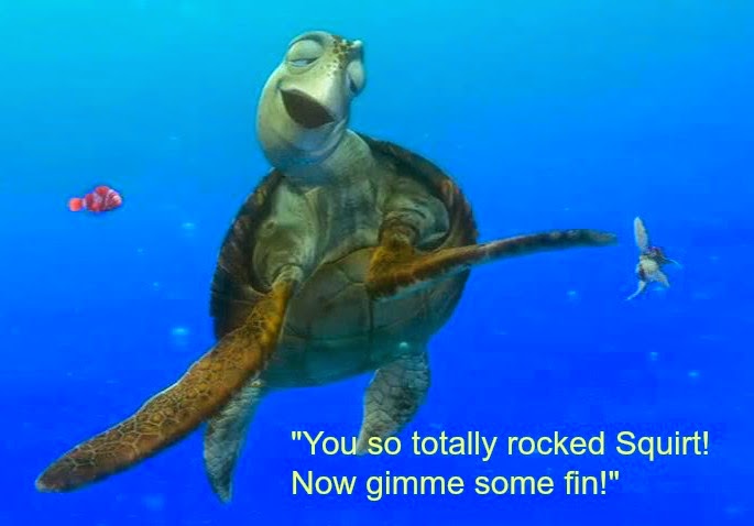 Crush the turtle - animated only. Real Hawksbill Sea Turtles are of the totally hands-off crocodile style of parenting.