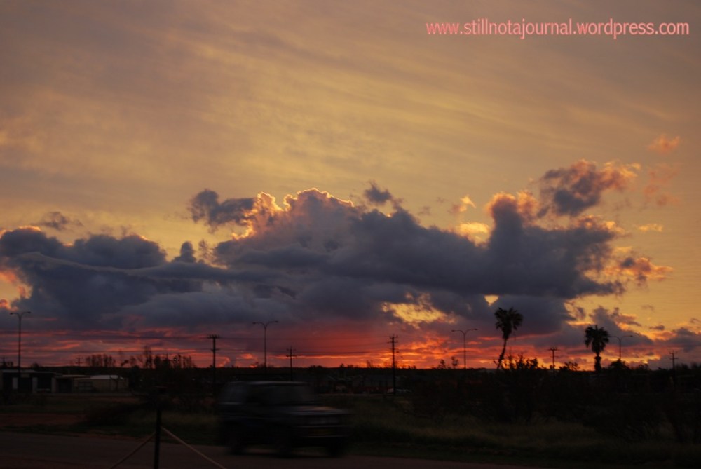 The colours faded... then flowed...