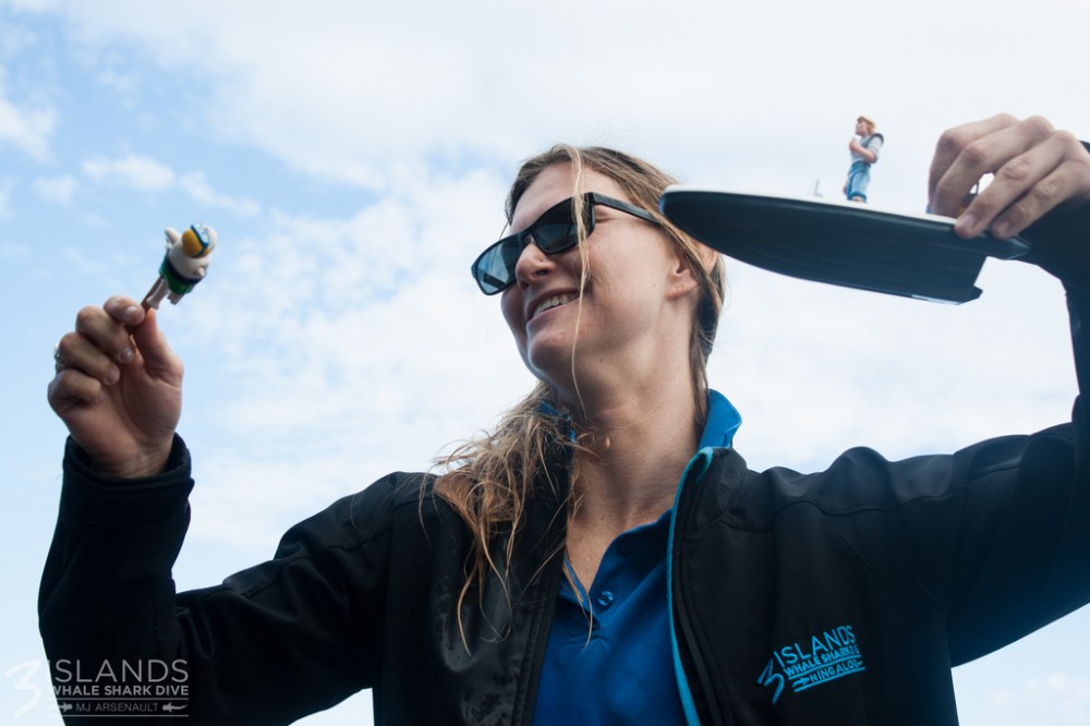 If we get into trouble the charming Prince Charming will be on hand in his trusty Zodiac to come and rescue us.