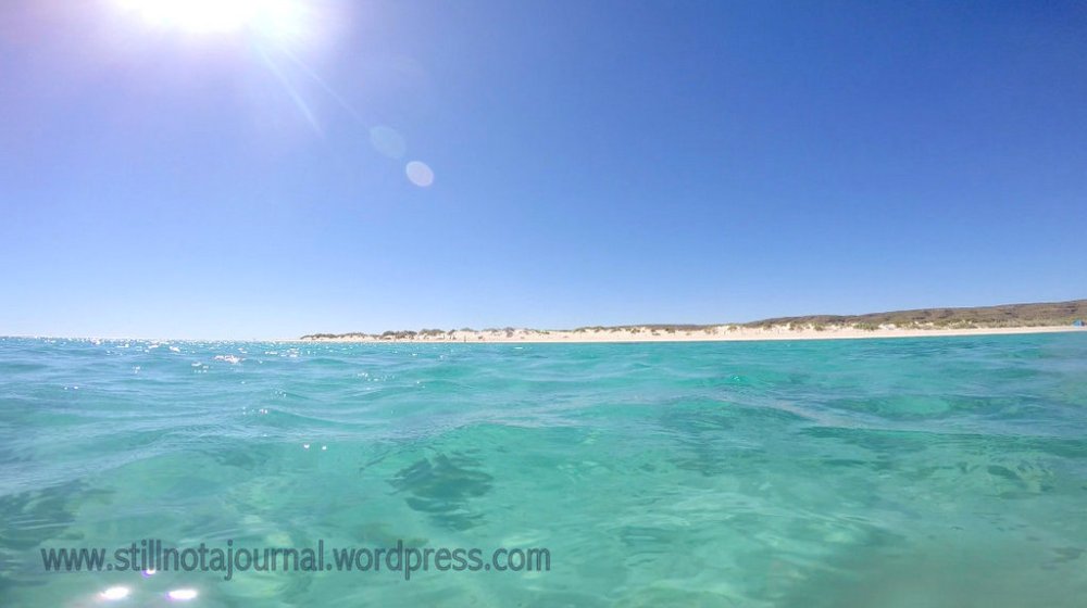 Turquoise Bay from the water, Ningaloo Reef