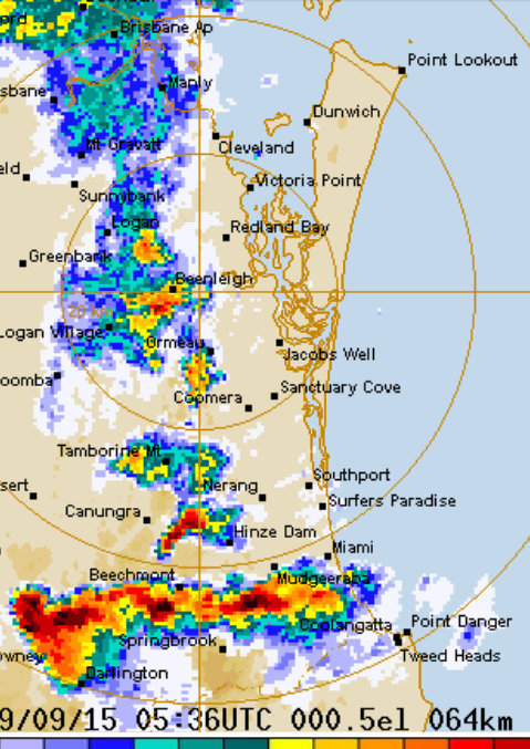 One after another after another of those heavy spots rolled over the top of us. It was weird!