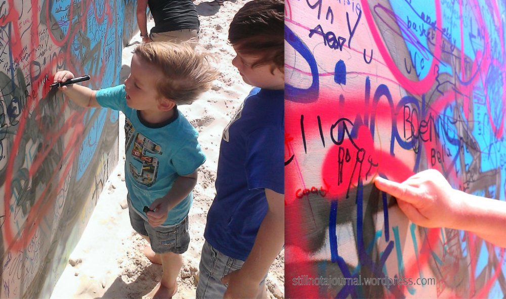 Roars is getting good at writing his name!