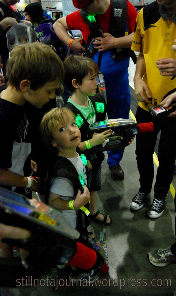 Getting ready to go into battle...