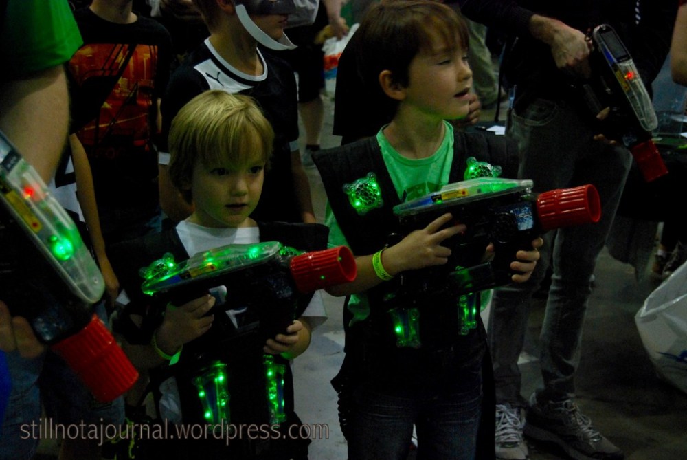 Laser tag at Oz Comic Con