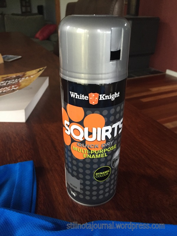 Where'd you get the Squirts? At Bunnings. I got the silver Squirts. It smells a bit when you spray, but after a while you don't notice any more.
