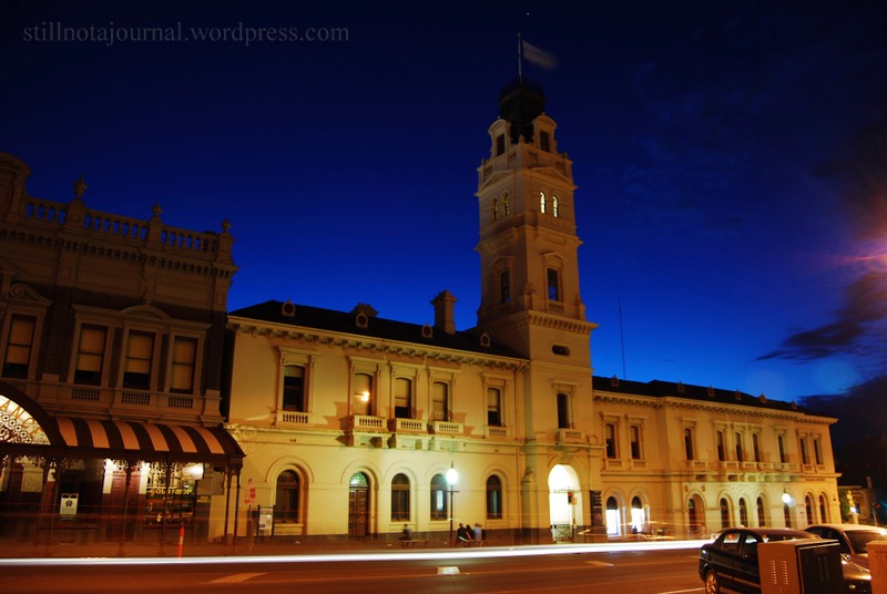 Lydiard Street is quite famous - it was Melbourne's stunt double in the Heath Ledger movie about our most famous bushranger Ned Kelly, and is currently starring in a TV murder mystery called 