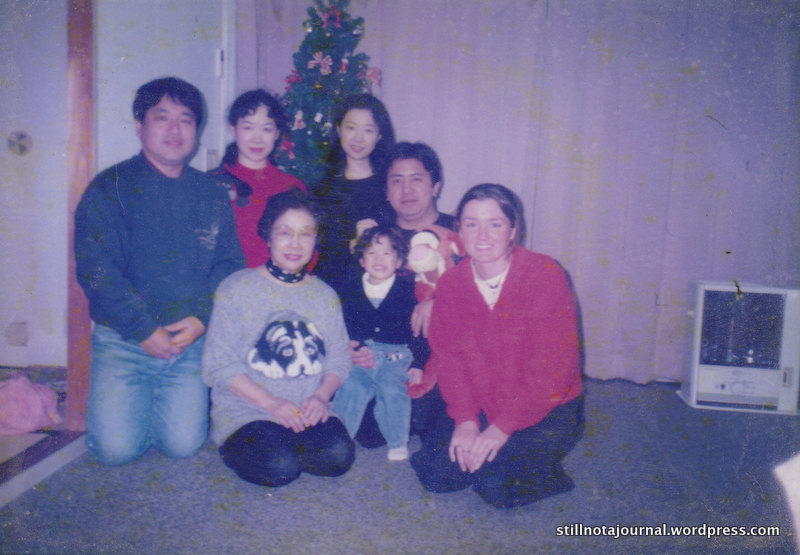 Me and Uemura san. ...OMG I have only just realised how similar "Uemura" is to "O'Meara"!