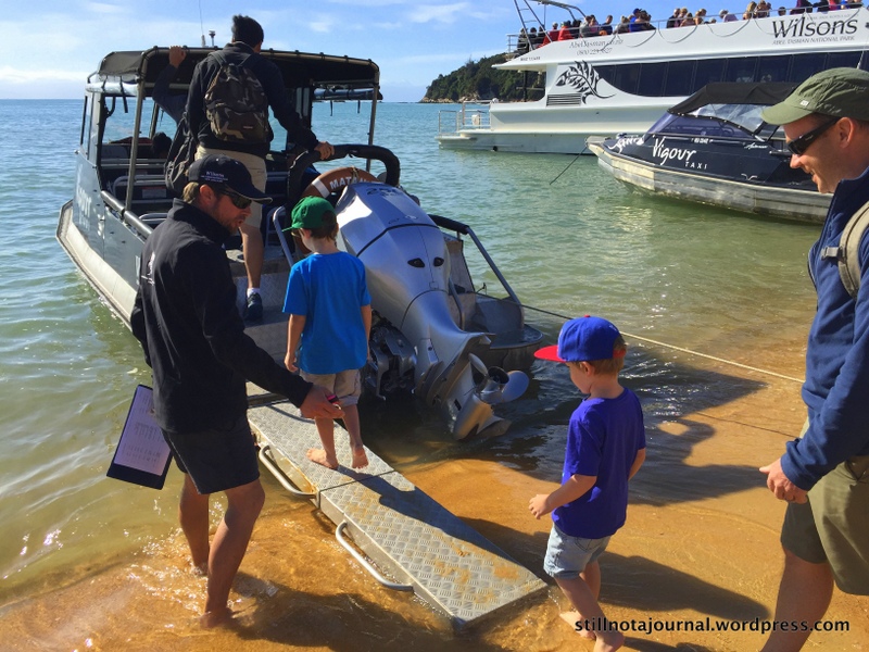 First thing they did was make us walk the plank.