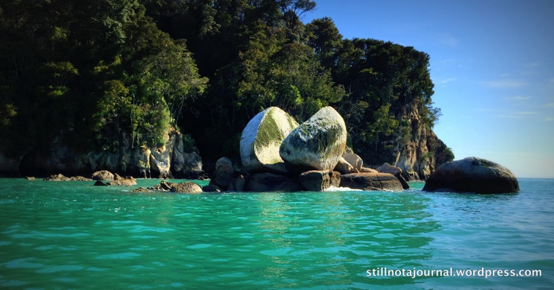 It was named Tokongawa by the local Maori people, and later called Split Apple Rock by Europeans. Fans of Monkey might call it "Thought".