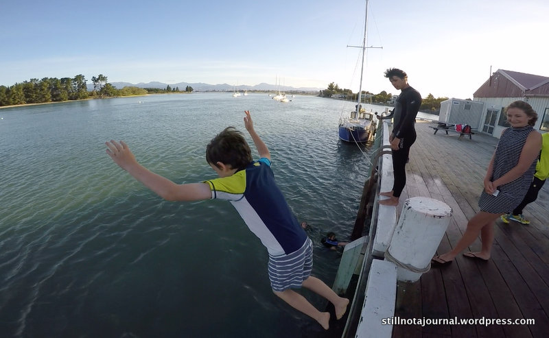 Finn getting his daredevil on.