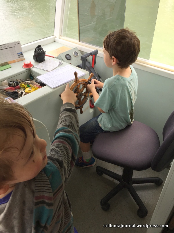 My guys love anything with a steering wheel. They'll even race each other on those toddlers car toys if there's nothing else.