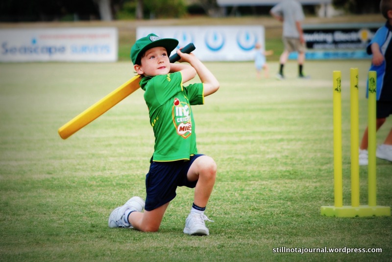Just look at that happy face. I think he's picturing himself on a Weetbix box with Steve Smith.