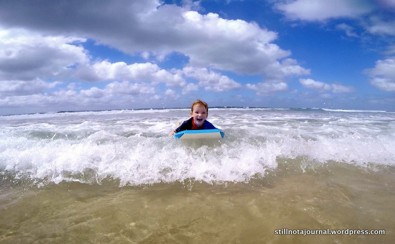 I'm surfing Mummy!