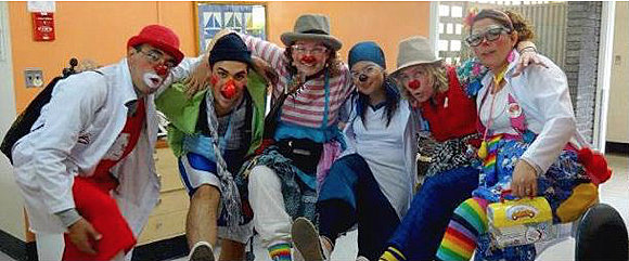 Lovely wonderful happy clowns who want to make you laugh and feel better and not eat your soul at all.