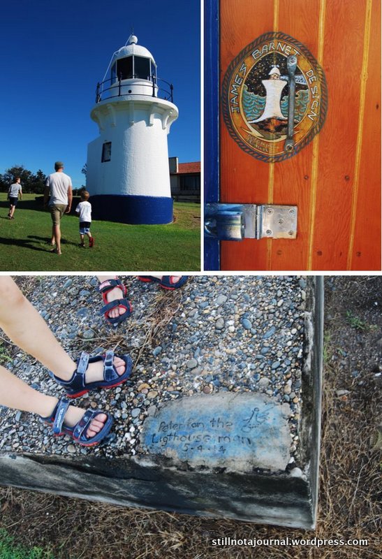 The boys wanted me to get a photo of Peter Pan's "signage".