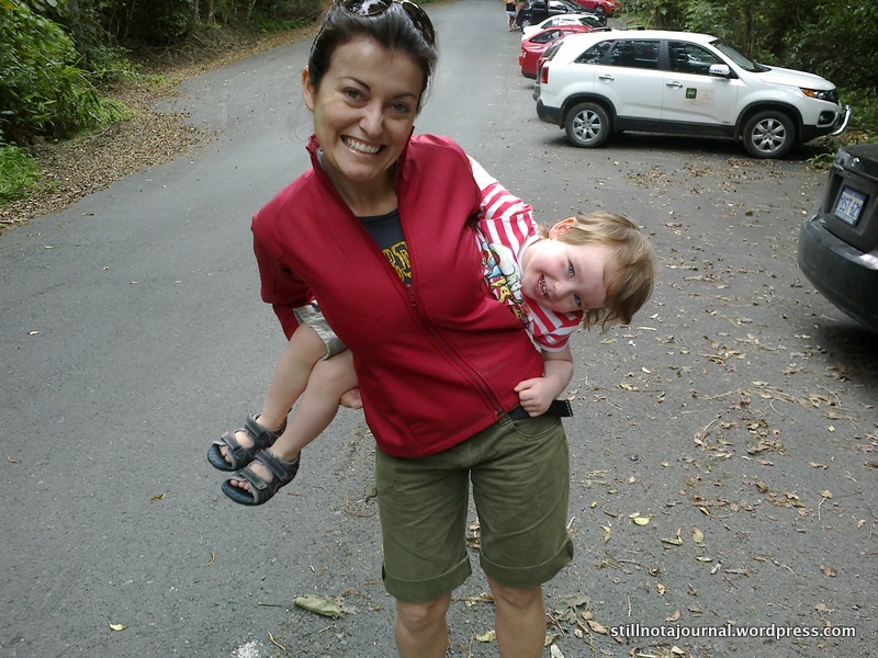 Up to Springbrook with the parentals... I like the backpack.