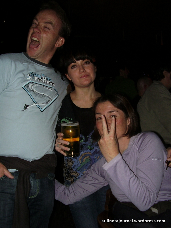 I think this was when J was serenading us. Perhaps to ABBA?