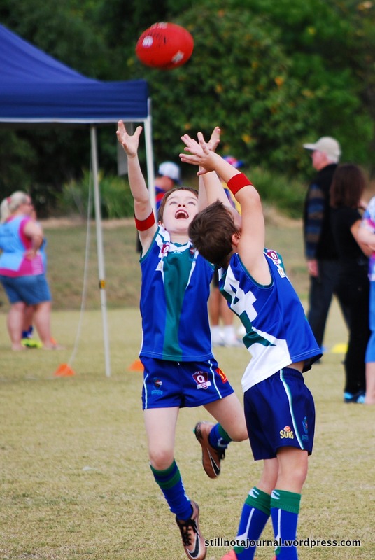 Up there Kazaley! A brilliant specky from the promising young player.