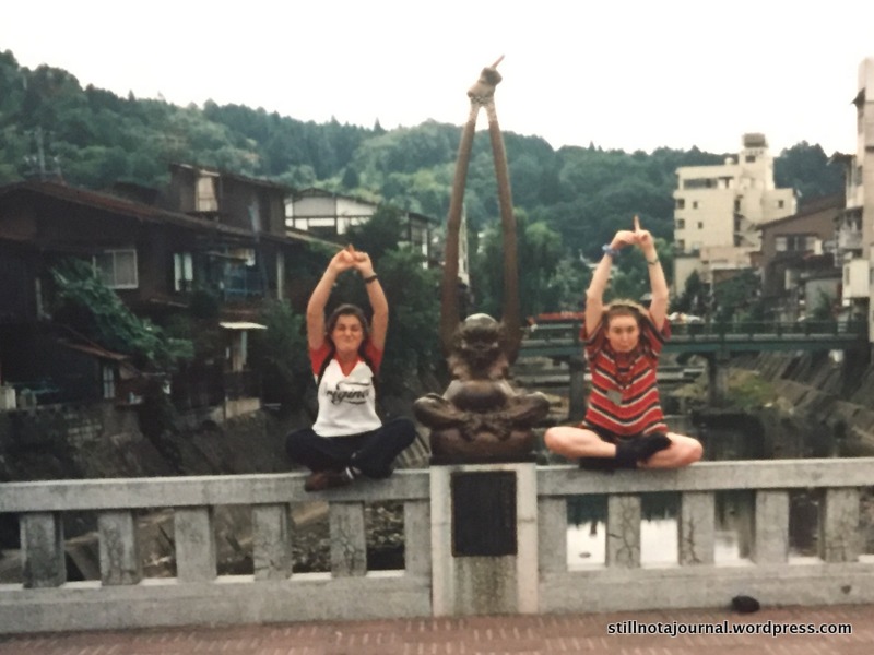 Fuck, that railing looks fucking narrow!