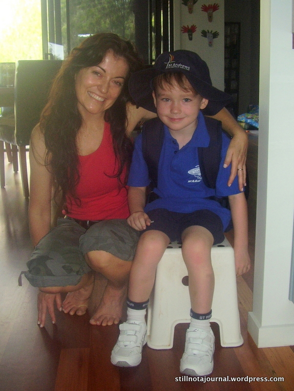 first day of school with Mosey